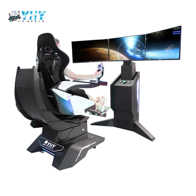 Simulateur de vol avec chaise de rétroaction de jeu en temps réel