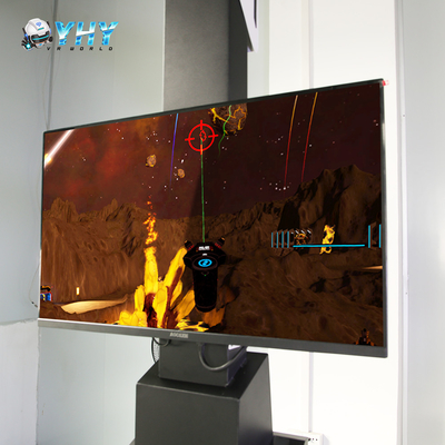 Simulateur de combat de tir VR debout avec moniteur à bord étroit de 32 pouces