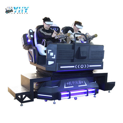 Machine de jeu de réalité virtuelle VR Shooting 9D Cinema Mecha Warrior 2 places Équipement d'arcade pour parc d'attractions