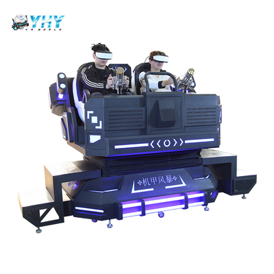 Simulateur de jeu VR Mech Warrior en réalité virtuelle 9D, équipement de parc d'attractions intérieur pour 2 joueurs