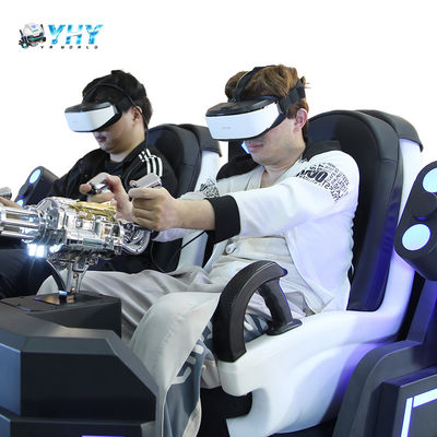 Machine de jeu de réalité virtuelle VR Shooting 9D Cinema Mecha Warrior 2 places Équipement d'arcade pour parc d'attractions