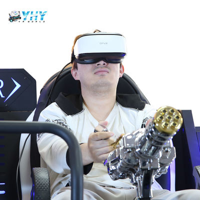Machine de jeu de réalité virtuelle VR Shooting 9D Cinema Mecha Warrior 2 places Équipement d'arcade pour parc d'attractions