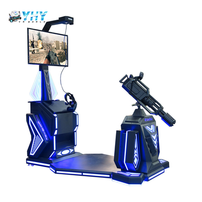 Fabricant chinois de machine de jeu d'arcade d'intérieur VR Gatling 9D de tir debout dans le parc d'attractions
