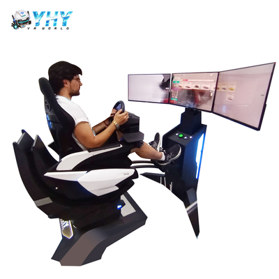Simulateur de voiture de course à 3 écrans F1