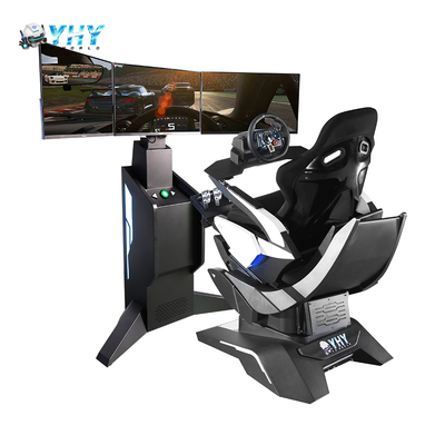 Simulateur de voiture de course à 3 écrans F1
