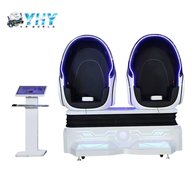 En gros 9d VR Chaise 2 sièges Cinéma Équipement de réalité virtuelle 1 siège Chaise à œufs Jeux amusants en intérieur