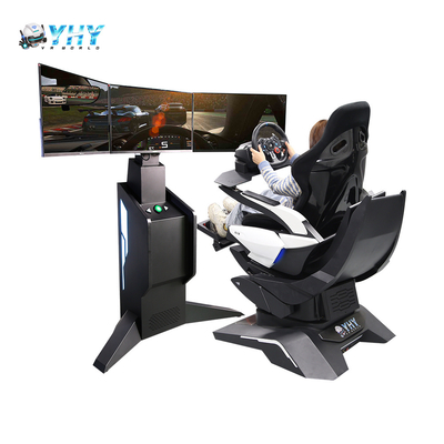 9d Vr Simulateur de course Machine à 3 axes à 3 écrans Jeu de voiture de course