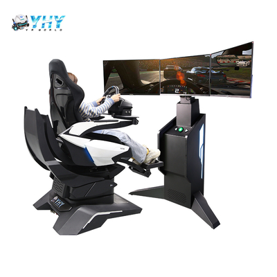 9d Vr Simulateur de course Machine à 3 axes à 3 écrans Jeu de voiture de course