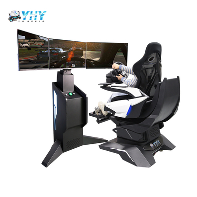 Simulateur dynamique rotatif 3 DOF 3 Écran Motion Machine de jeu de course de voiture