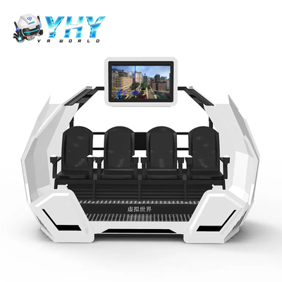 Usine directe de Chine 4 places Cinéma VR Simulateur de tir en réalité virtuelle Capsule charmante Machine de jeu avec écran 42 pouces
