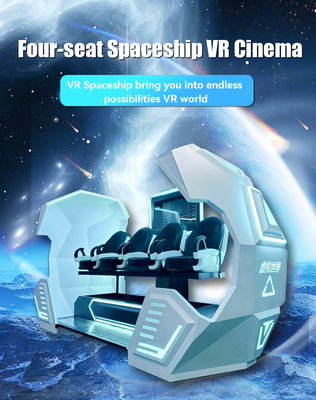 Usine directe de Chine 4 places Cinéma VR Simulateur de tir en réalité virtuelle Capsule charmante Machine de jeu avec écran 42 pouces