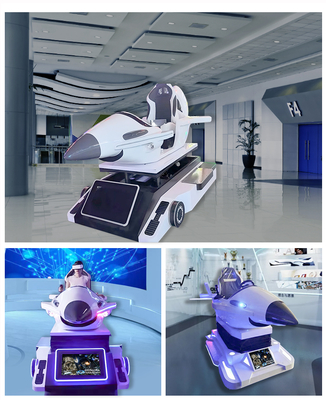 YHY VR Jeu d'avion Réalité Virtuelle Simulateur de vol Arcade Vol Jeux Machine à cockpit monoplace dans un parc d'attractions