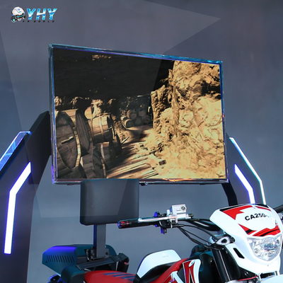 Centre de jeux Équipement de réalité virtuelle VR Simulateur de course de mouvement Moto Double VR Motorcycle