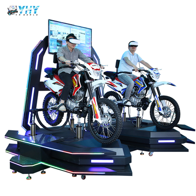 Simulateur de jeu de réalité virtuelle VR interactif le plus populaire, machine de course de moto à 2 places
