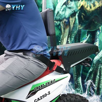 Projet de simulateur de moto VR pour 6 personnes avec 3,5 kW de puissance et dossier réglable