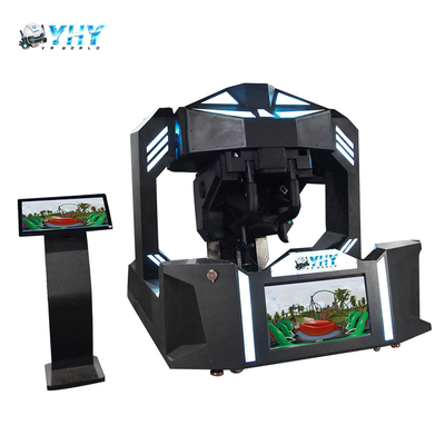 Montagnes russes VR 9D Simulateur de rotation à 360 et 720 degrés Réalité virtuelle Vol Fauteuil unique Parc d'attractions