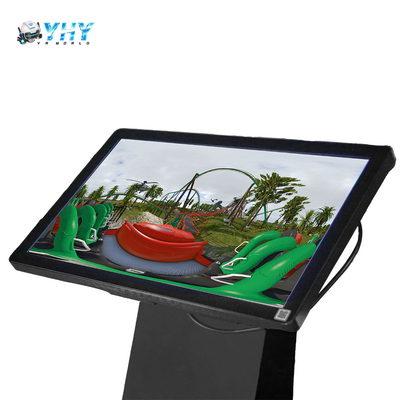 Machine de jeu VR de montagnes russes à 720 degrés Simulateur de réalité virtuelle à rotation à 360 degrés Équipement d'amusement pour parc à thème