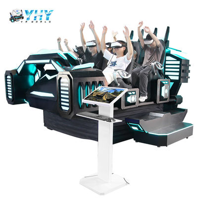 Machines de jeux de réalité virtuelle 9D Cinema avec simulateur de mouvement VR 6 places, centre commercial intérieur, parc d'attractions
