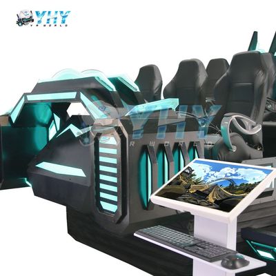 Chaise dynamique de cinéma VR 9D, théâtre de réalité virtuelle, projection de films pour 6 places dans un centre commercial