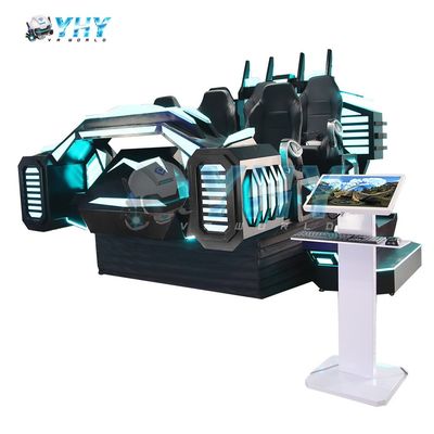 Machine de jeu de réalité virtuelle 9D avec simulateur 6 places, équipement de cinéma VR pour centre commercial et divertissement familial