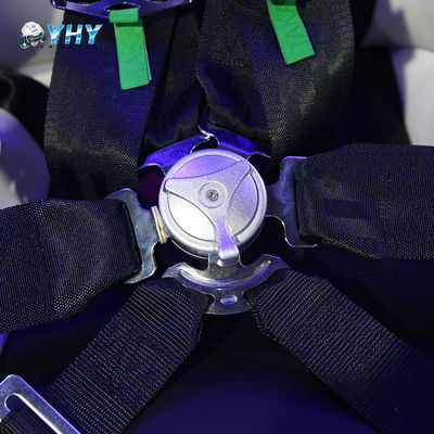 VR équipement de rotation à 360 degrés simulation de 1 siège en réalité virtuelle tout-en-un vol montagnes russes dans un centre commercial