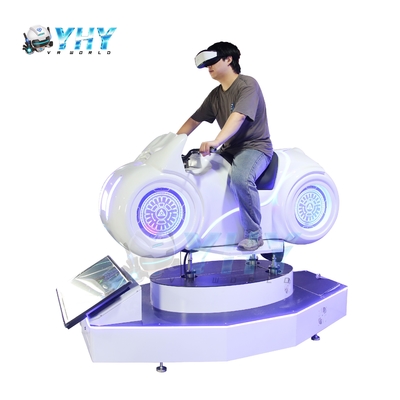 Simulateur de moto blanche Arcade Machine de jeu 9D Vr Moto