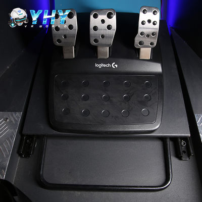 YHY Virtual Reality Race Car Simulator with Steering Wheel VR 360 Rotating Flight Simulate Flying Motion Theme Park Equipment 