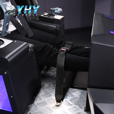 Simulateur de réalité virtuelle VR Flight Roller Coaster avec rotation à 360 degrés, machine de jeu multifonction 3-en-1, parc à thème intérieur