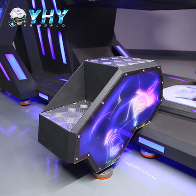 Simulateur de réalité virtuelle VR Flight Roller Coaster avec rotation à 360 degrés, machine de jeu multifonction 3-en-1, parc à thème intérieur