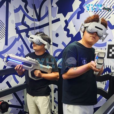 Aire de jeux intérieure de divertissement Simulateur de réalité virtuelle 9d Vr Arène à déplacement libre