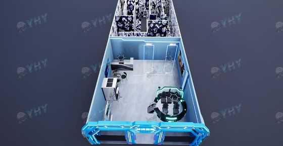 9D Vr Simulator Arena Vr Free Roaming Arcade Arena 8 Joueurs