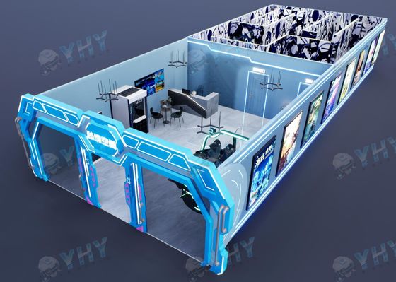 Immersive Walking VR 8 Joueurs Entretien Roaming gratuit Arène Réalité virtuelle intérieure Famille Roaming gratuit