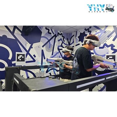 Arène de tir VR de réalité virtuelle multijoueur 9D en itinérance libre, évasion, ensemble VR 9D d'intérieur pour centre commercial