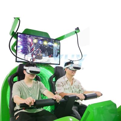 Manèges de parc d'attractions 5D 6D 9D Vr Chaises Réalité Virtuelle Cinéma 2 places  Cinéma Vr 9D