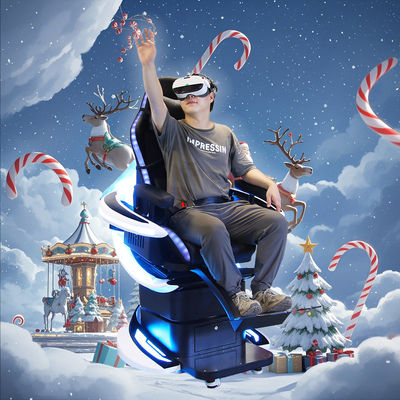 360 degrés de rotation VR Chaise de croisement avec un seul siège pour une expérience cinématographique VR immersive