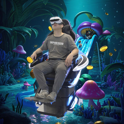 360 degrés de rotation VR Chaise de croisement avec un seul siège pour une expérience cinématographique VR immersive