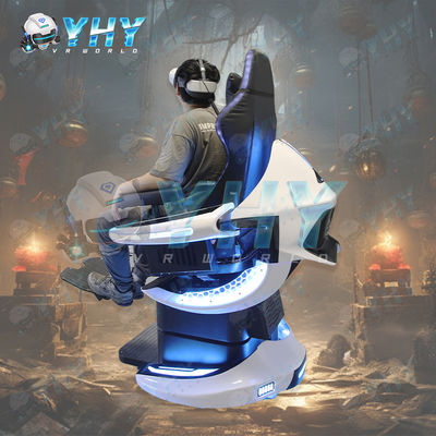 Roller Coaster Rotating 9D Vr Flight Game Degree Full Motion Single Seat 360 Degrees Chair