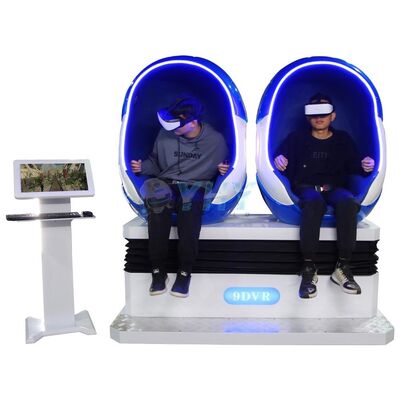 Chaise œuf VR 2 places à pièces Simulateur de cinéma 5D 7D pour centre commercial et parc d'attractions