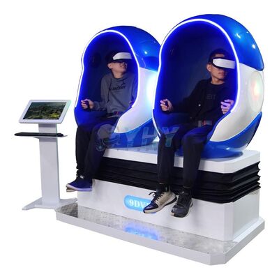 Le parc d'attractions est un simulateur de réalité virtuelle à 2 places, une chaise VR à œuf avec une garantie d'un an.