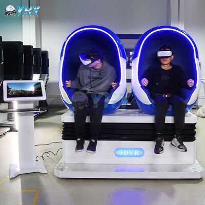Le parc d'attractions est un simulateur de réalité virtuelle à 2 places, une chaise VR à œuf avec une garantie d'un an.