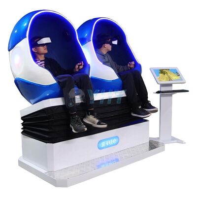 Le parc d'attractions est un simulateur de réalité virtuelle à 2 places, une chaise VR à œuf avec une garantie d'un an.