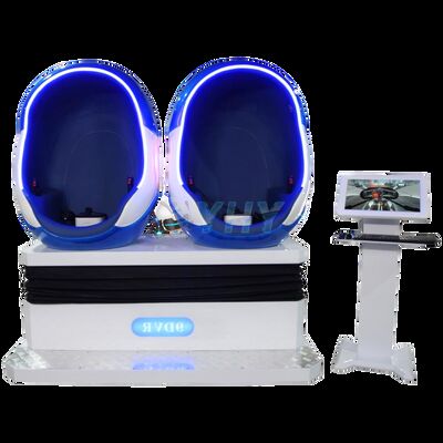 Amusement Vr Game Machine 9d Vr Egg Chair Cinéma Roller Coaster Réalité virtuelle 2 sièges Egg Chair