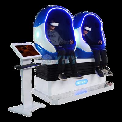 Chaise œuf VR 2 places à pièces Simulateur de cinéma 5D 7D pour centre commercial et parc d'attractions