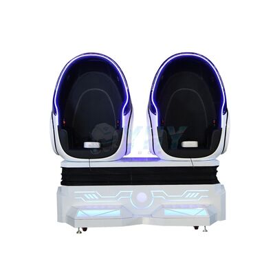 9d Egg Vr Cinéma 2 sièges Plateforme de réalité virtuelle Simulateur de centre commercial 360 Vr Egg Chair