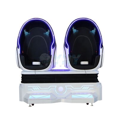 Jeux d'amusement en intérieur 9D VR Chaise Cinéma 2 sièges Jeux de réalité virtuelle d'œufs VR Équipement à vendre