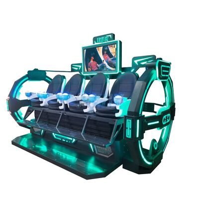 Jeu de tir multijoueur de chaise de cinéma VR 9D en intérieur, parc à thème VR à 4 places pour les centres commerciaux