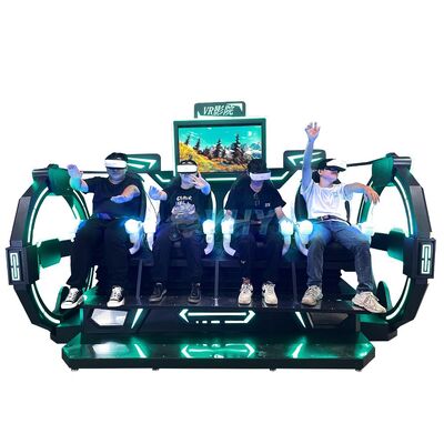 VR Theme Park VR Attraction Business Invest Opportunity 9D Virtual Reality Game Machine 4 Seats VR Cinema