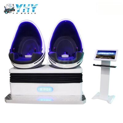 Machine de jeu de réalité virtuelle 9D Rides VR, fauteuil œuf VR, cinéma double 2 joueurs, simulateur, parc d'attractions