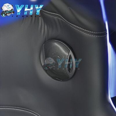 Réalité virtuelle 9D Jeu Cinéma 3DOF Dynamique Simulateur de plate-forme 2 places VR Machine de chaise à œufs Terrain de jeu intérieur