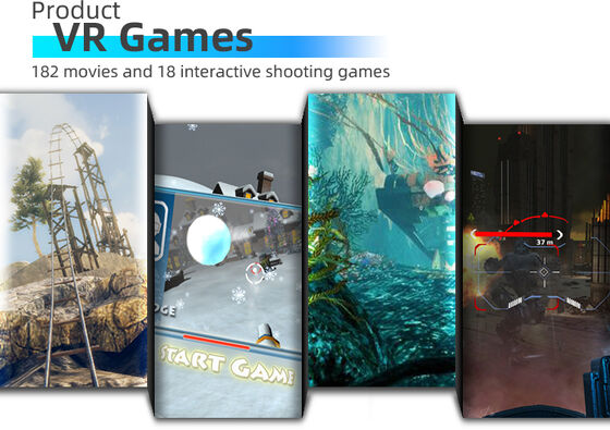 Simulateur de cinéma 5D / 7D / 9D VR à 6 places